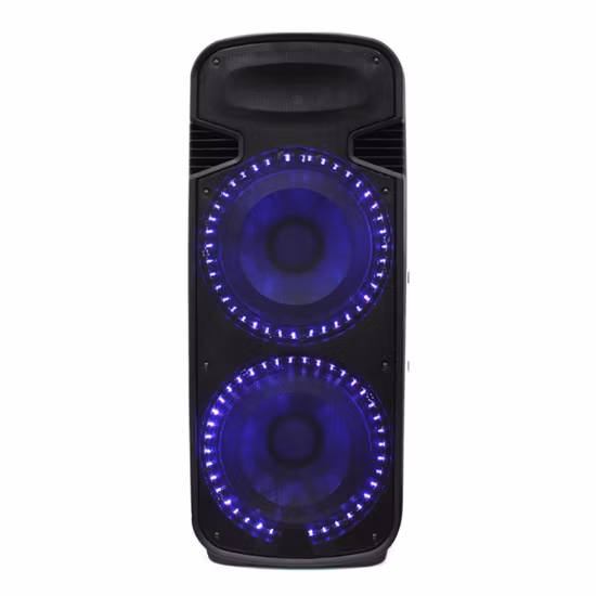 Altavoz Bluetooth portátil doble de audio de 15 pulgadas con accesorios de piezas de repuesto FM / USB ensamblar